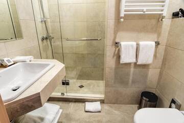 Фото номера Стандартный номер с кроватью размера &quot;queen-size&quot; Отель Golden Tulip Borjomi г. Боржоми 12