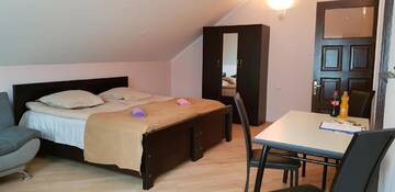 Фото номера Трехместный номер с видом на горы Гостевой дом Guest house Likani 2017 г. Боржоми 9