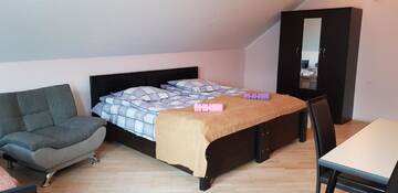 Фото номера Трехместный номер с видом на горы Гостевой дом Guest house Likani 2017 г. Боржоми 14