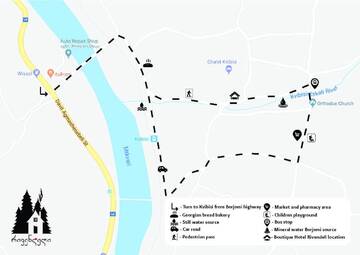 Фото номера Стандартный одноместный номер с общей ванной комнатой Отель Rivendell г. Боржоми 4