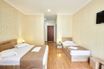 Фото номера Стандартный трехместный номер Отель Hotel Old Borjomi г. Боржоми 9