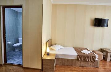 Фото номера Стандартный четырехместный номер Отель Hotel Old Borjomi г. Боржоми 9